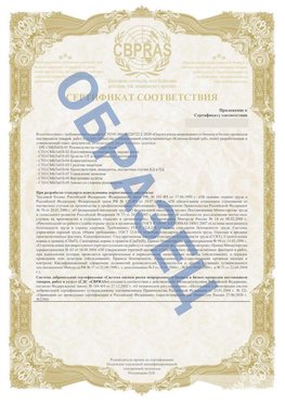 Образец Приложение к СТО 01.064.00220722.2-2020 Реутов Сертификат СТО 01.064.00220722.2-2020 
